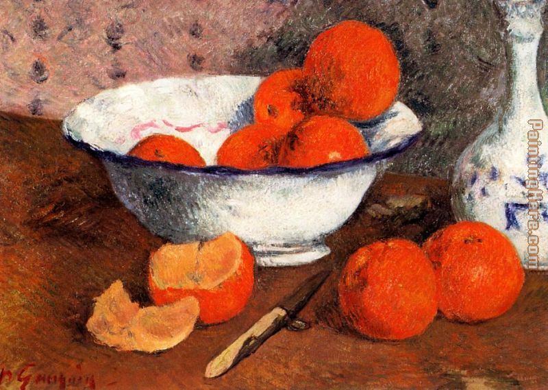 Still Life with Oranges painting - Paul Gauguin Still Life with Oranges art painting